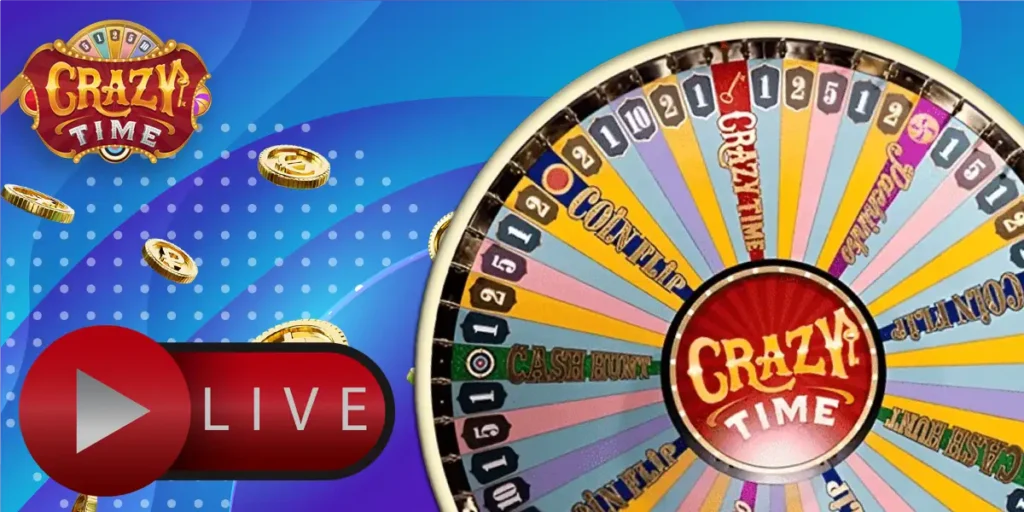 The crazy time game is live