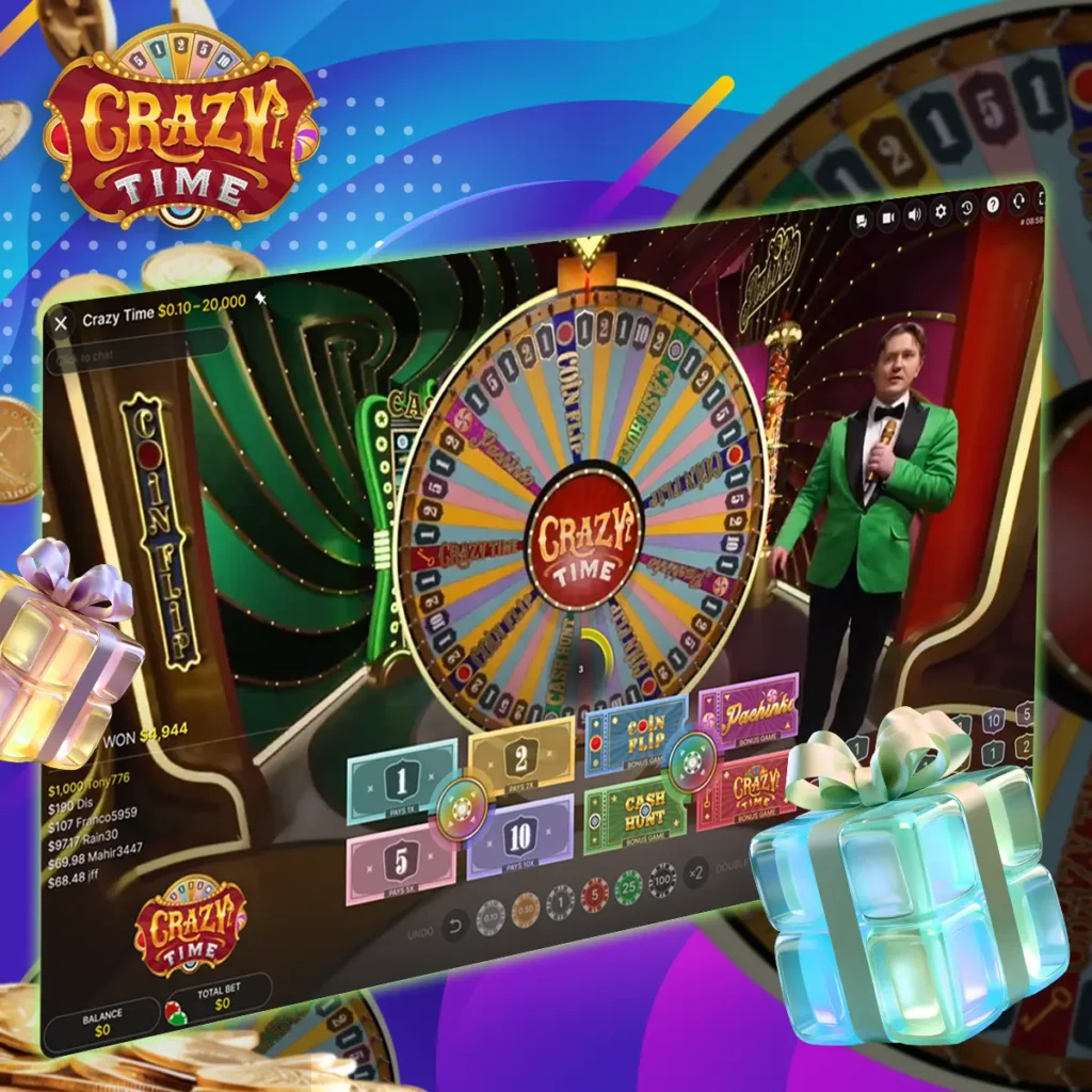Free Spins Bonus with Crazy Time