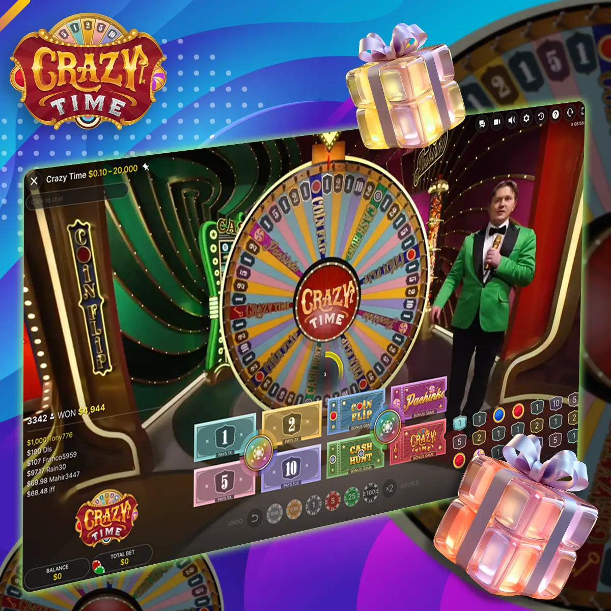 Get a Crazy Time Bonus