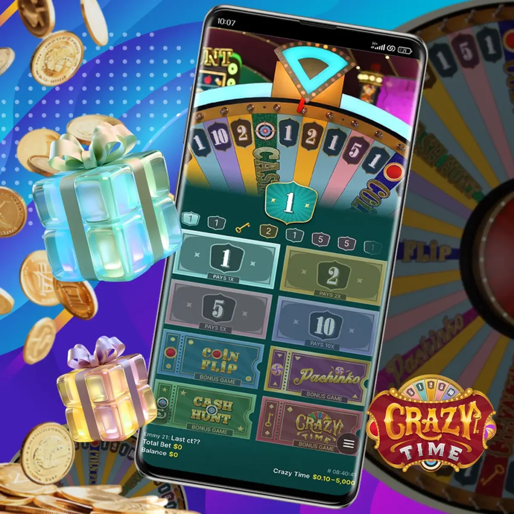 Crazy Time no deposit bonus